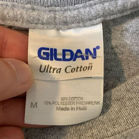 Late Show With David Letterman Grey, navy and yellow logo short sleeve T-shirt - Picture 5 of 6